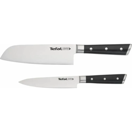 Набор ножей Tefal Ice Force, 2шт, нержавеющая сталь, черный (K232S224) Зображення