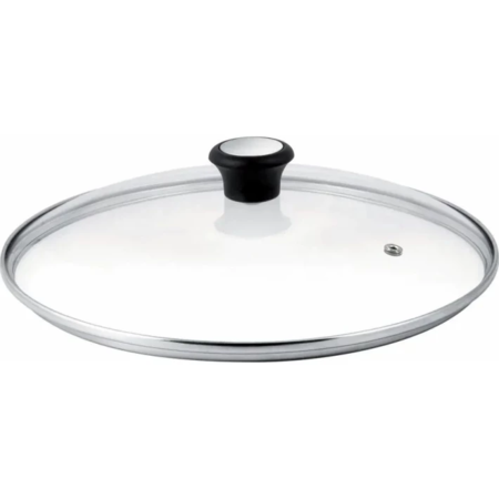 Tefal Сковорода з кришкою Day by Day, 24см, з кришкою, алюміній, бакеліт, скло, чорний (B5580423UA-e) Зображення