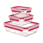 Tefal Набір контейнерів Master Seal, 3шт, жаростійке скло, прозорий (N1050910-e) Зображення