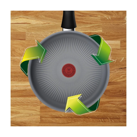 Сотейник з кришкою Tefal Halo, 24см, сірий (C3123253) Зображення