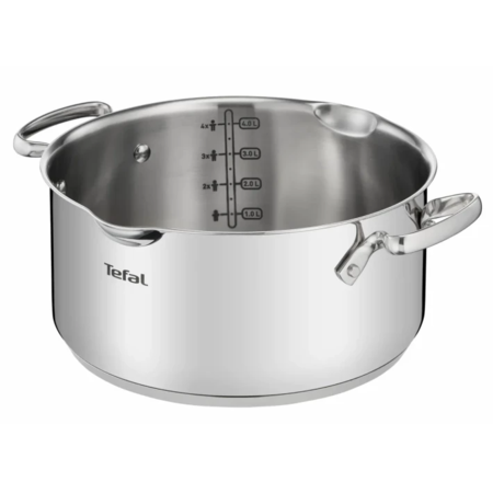 Tefal Каструля DUETTO+, 5л, з кришкою, нержавіюча сталь, скло (G7194656-e) Зображення