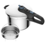 Скороварка Tefal Secure Trendy, 6л, з паровим кошиком (P2580701) Зображення