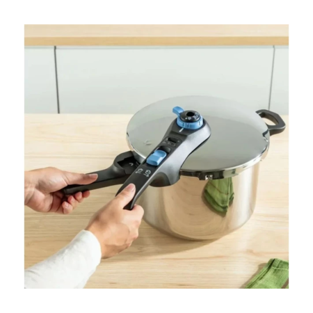 Скороварка Tefal Secure Trendy, 6л, з паровим кошиком (P2580701) Зображення