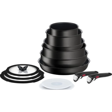 Набор посуды Tefal Ingenio Unlimited, 13 предметов, черный (L7639002) Зображення