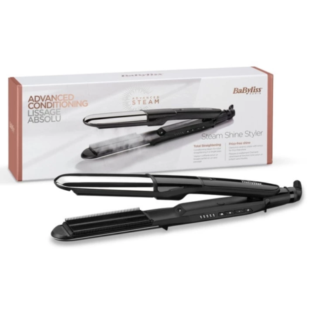 Праска (Випрямляч) для волосся Babyliss ST496E чорний із сріблястим Зображення