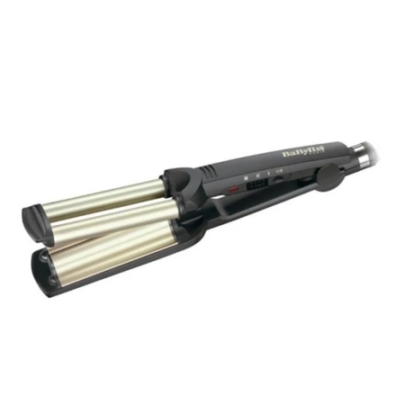 Щипці гофре для завивки волосся BaByliss C260E 85 Вт Чорний Изображение