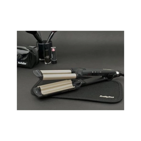 Щипці гофре для завивки волосся BaByliss C260E 85 Вт Чорний Изображение