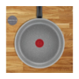 Сковорода Tefal Cook Natural, 28см, алюміній, бакеліт, сірий (B5790602) Зображення