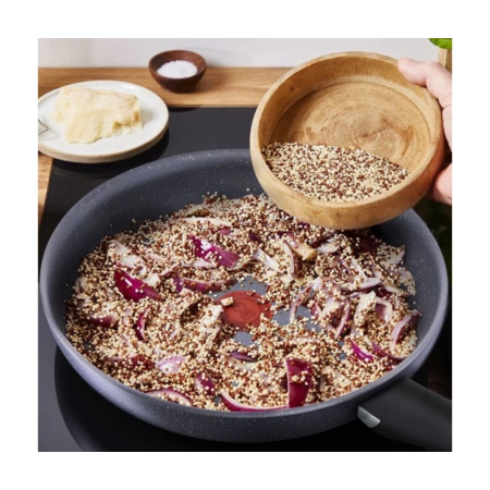 Сковорода Tefal Cook Natural, 28см, алюміній, бакеліт, сірий (B5790602) Зображення