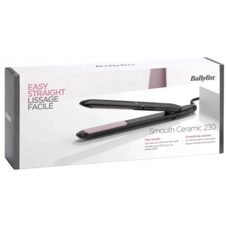 Випрямляч для волосся BaByliss ST241E 2 температурних режими, LED індикатор 41Вт Чорний Изображение