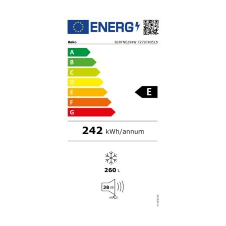 Морозильна камера BEKO B1RFNE294W Изображение