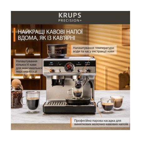 Кавоварка Krups Precision Plus XP804T10 Зображення