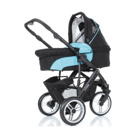 Дитяча коляска універсальна 2 в 1 ABC design COBRA Turquoise-black (3882/212) Зображення