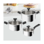 Набор посуды Tefal Delicious, 6 предметов, нержавеющая сталь, бакелит, стекло (B925S655) Зображення