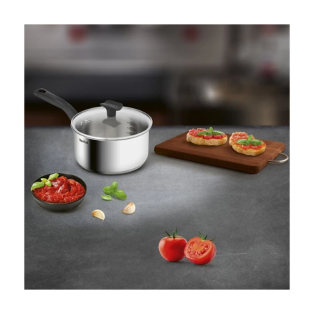 Набор посуды Tefal Delicious, 6 предметов, нержавеющая сталь, бакелит, стекло (B925S655) Зображення