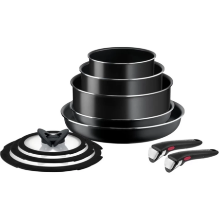 Набор посуды Tefal Ingenio Easy Cook & Clean, 10 предметов (L1539053) Зображення