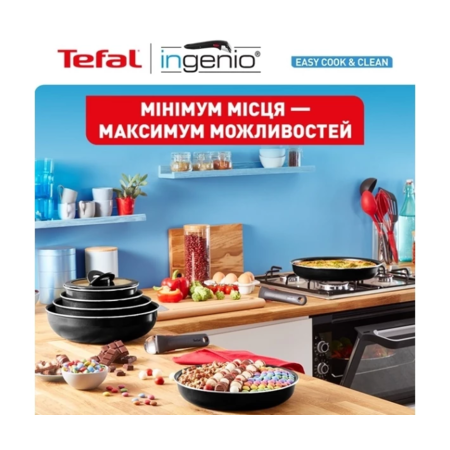 Набор посуды Tefal Ingenio Easy Cook & Clean, 10 предметов (L1539053) Зображення
