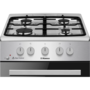 Плита Hansa FCGX52029H газова, 50x60см, 67л, чавун, газ контр., нержавіюча сталь (ERFCGX52029H) Изображение