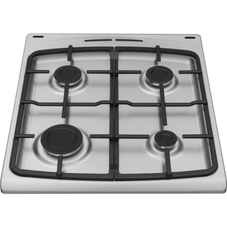 Плита Hansa FCGX52029H газова, 50x60см, 67л, чавун, газ контр., нержавіюча сталь (ERFCGX52029H) Изображение