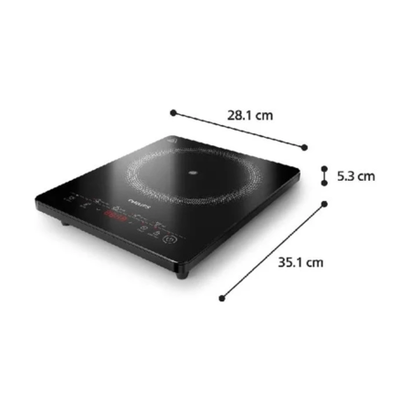 Настільна плита індукційна Philips HD5830/90 Зображення