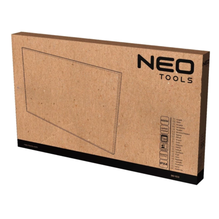Інфрачервоний обігрівач-панель Neo Tools 90-103 настінний 600Вт дистанційне управління Білий (639338) Зображення