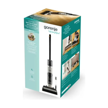 Пилосос миючий вертикальний акумуляторний GORENJE SFC216100G (VP1001-GS) Зображення