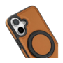 Шкіряна накладка Retro with Magnetic Safe для Apple iPhone 16 (6.1") Brown (303305) Зображення