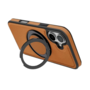 Шкіряна накладка Retro with Magnetic Safe для Apple iPhone 16 (6.1") Brown (303305) Зображення