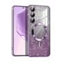 TPU чохол Delight case with MagSafe із захисними лінзами на камеру для Samsung Galaxy S24 FE Фіолетовий / Deep Purple (303960) Зображення