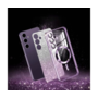 TPU чохол Delight case with MagSafe із захисними лінзами на камеру для Samsung Galaxy S24 FE Фіолетовий / Deep Purple (303960) Зображення