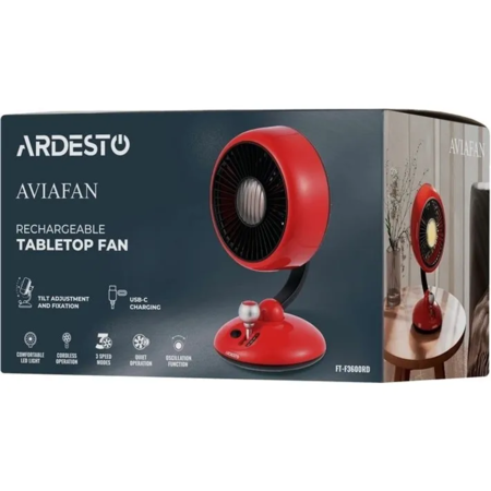 Вентилятор ARDESTO AviaFan FT-F3600RD Зображення
