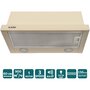 Кухонна витяжка Ventolux GARDA 60 INOX (700) LED 2S Изображение