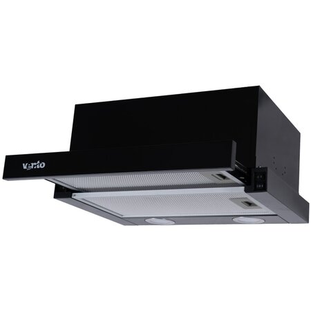 Кухонна витяжка Ventolux GARDA 45 BK (700) LED Зображення