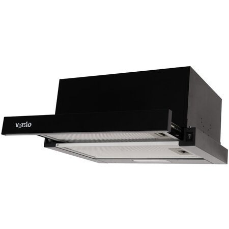 Кухонна витяжка Ventolux GARDA 45 BK (700) LED 2S Зображення