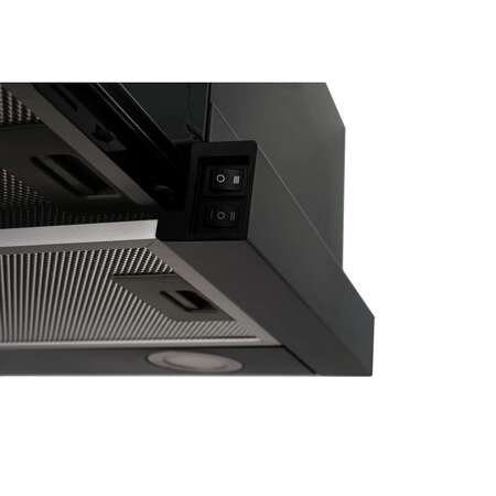 Витяжка Ventolux GARDA 60 BK (700) LED Изображение
