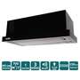Витяжка Ventolux GARDA 60 BK (700) LED Изображение