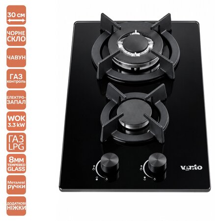 Варильна поверхня Ventolux HG320 RCEST (BK) 11 Зображення