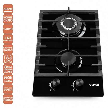 Варильна поверхня Ventolux HG320G CEST (BK) 11 Зображення