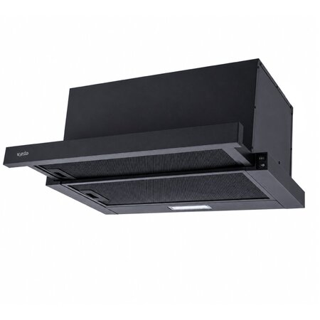 Витяжка Ventolux GARDA 60 BK (1100) LED 2S Зображення