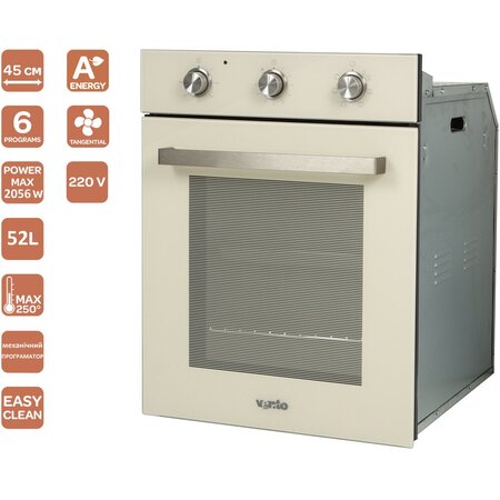 Електричні Ventolux духові шафи SOHO 6 MT (IVORY) Изображение