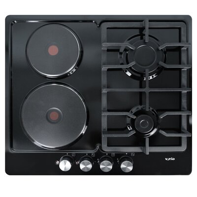 Варильна поверхня комбінована Ventolux HG622 B3 S (BK) Зображення