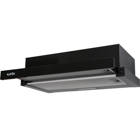Кухонна витяжка Ventolux GARDA 60 BK (500) LED Зображення