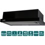 Витяжка Ventolux GARDA 60 BK (500) LED Изображение