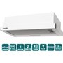 Витяжка Ventolux GARDA 60 WH (500) LED Зображення