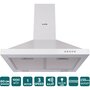 Витяжка Ventolux LAZIO 60 WH (1000) LED Изображение