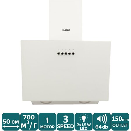 Витяжка Ventolux MODENA 50 WH (700) PB Изображение
