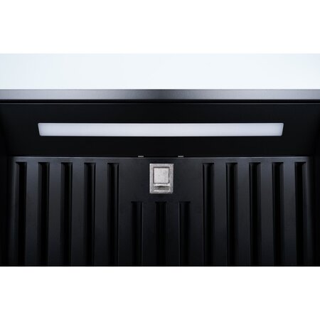 Витяжка Ventolux PUNTO 52 BK (1200) ST MM BF Изображение