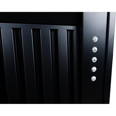 Витяжка Ventolux PUNTO 52 BK (1200) ST MM BF Изображение