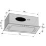 Кухонна витяжка Ventolux PUNTO 52 WH (950) PB Изображение
