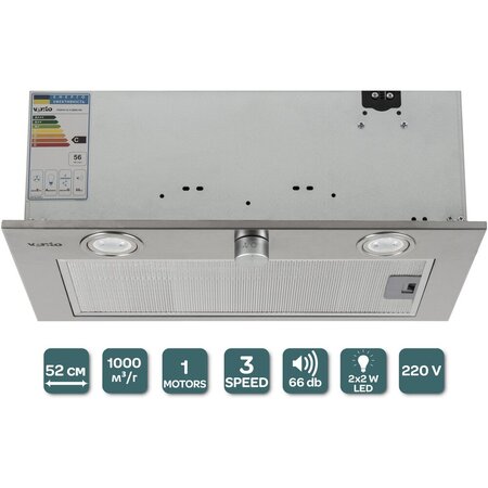 Кухонна витяжка Ventolux PUNTO 52 X (800) KN Изображение
